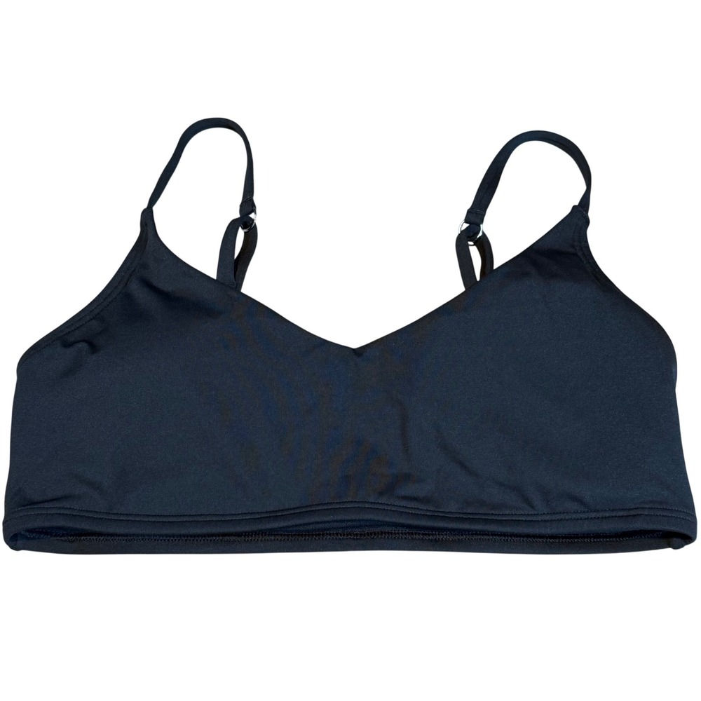 Speedo Womens Solid Triangle Bikini Top Anthracite Large 8A000250002
